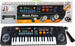 Kinder keyboard met microfoon, 37 toetsen, USB en MP3