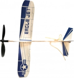 Goki rubberbandvliegtuig Eagle Jet van balsa