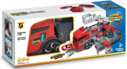 Uitschuifbare brandweerauto