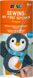 Creatieve set: naai je eigen sleutelhanger – pinguïn