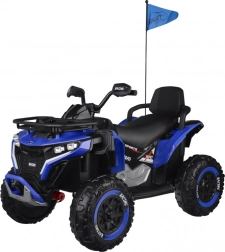 Grote accu-quad voor kinderen 4x4 blauw