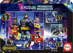 Educa puzzel Batwheels 4v1