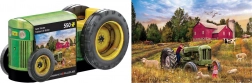 EUROGRAPHICS Puzzel in een blikken doos Oude tractor 550 stukjes