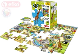 EFKO Baby Puzzle BIG in de dierentuin – grote stukjes 24 stukjes - 1 stuk
