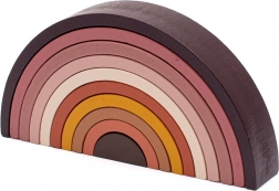 Houten Regenboog Brown Montessori Baby Mix