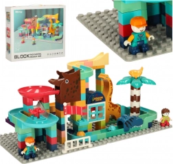 knikkerbaan bouwset 147 onderdelen Bibi-inn