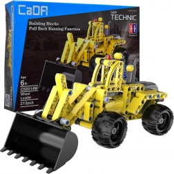 Constructieset CaDA Technic wiellader met pull-back aandrijving 25 cm