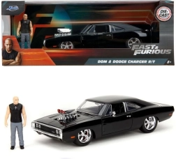 Metalen model Dodge Charger R/T 1970 1:24 met figuur uit Fast & Furious – Jada Toys