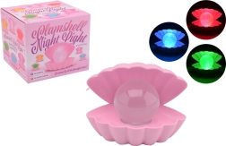 Lampje Schelp met Parel veranderende kleuren