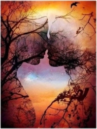 Diamanten schilderen Oude liefde 30x40 cm