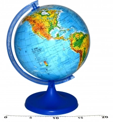 Geografische globe 16 cm
