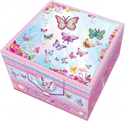 geheime tweelaagse briefpapier set met sierpen