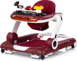 Chipolino interactieve loopstoel Little Explorer 4-in-1, rood