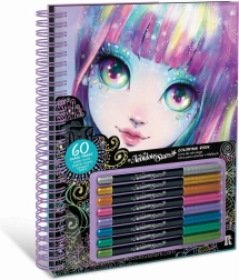 Nebulous Stars kleurboek met zwarte pagina’s Isadora