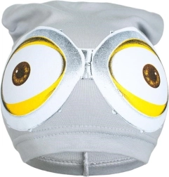 Lente kindermuts New Baby met Minion-motief, grijs