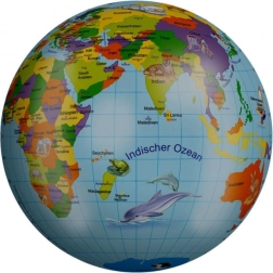 Sportbal wereldbol 23 cm