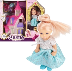 Kasteel met pop en accessoires voor kinderen