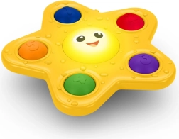 Baby Einstein actieve speelgoed met zuignap Pop & Glow Starfish voor baby’s 6m+