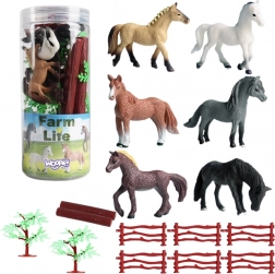 Woopie set paardenfiguren, 16 st.