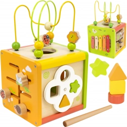 houten activiteitenkubus 5-in-1 Viga