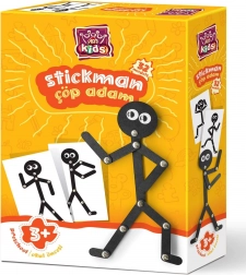 ART Puzzle spel voor kinderen Stick Man