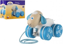 Houten trekdier Schaapje voor kinderen