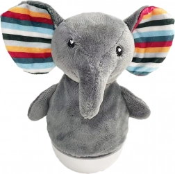 Inslap-olifant Roly Poly met effecten 16 cm