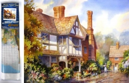 Norimpex diamant schilderen Landelijke villa 30x40 cm