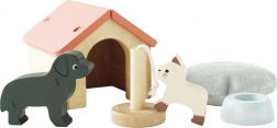 Le Toy Van set houten huisdieren – hondje en katje