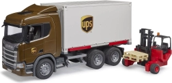 BRUDER Scania Super 560R UPS-logistiekwagen met vorkheftruck