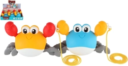 Opwindbare krab speelgoed 20x12cm - tweekleurig