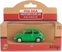 metalen model fiat 126p maluch 1:43 – groen
