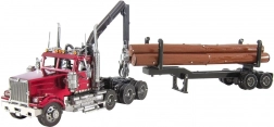 METAL EARTH 3D-puzzel Western Star 4900 Log Truck met aanhanger (ICONX)
