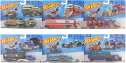Transportvrachtwagen HOT WHEELS met autootje 1:64