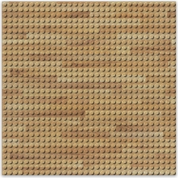 Design-bouwplaat - hout 25,5 x 25,5 cm