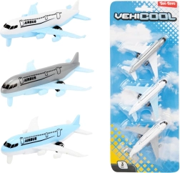 Set Airbus-passagiersvliegtuigen - 3 stuks