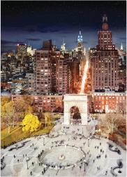 Galison puzzel Washington Square Park dag en nacht 1000 stukjes