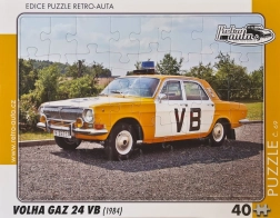 RETRO-AUTA puzzel Volga GAZ 24 VB 40 stukjes