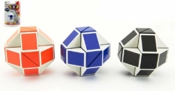 Magische slang Rubik's twist kleurrijk 26 cm