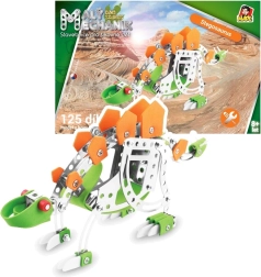 Kleine Mechanicus – dinosaurus Stegosaurus, bouwset 125 stukjes