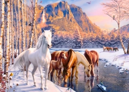 Puzzel winterdooi 180 stukken