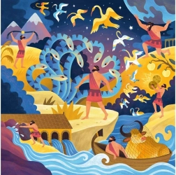 Puzzel 12 Werken van Herakles 64 stukjes RAVENSBURGER