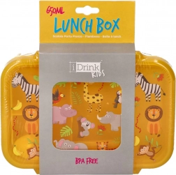 kinder snackbox safari 650 ml met lepel en vork