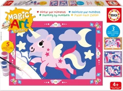 Schilderen op nummer: Eenhoorns EDUCA