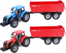 Tractor met aanhanger, inertie 42 cm