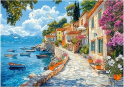 Puzzel Mediterrane wandeling 500 stukjes CASTORLAND