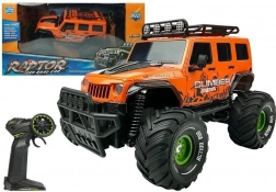 Op afstand bestuurbare R/C Jeep Oranje 2.4G