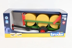 Bruder transporter voor balen met 3 balen