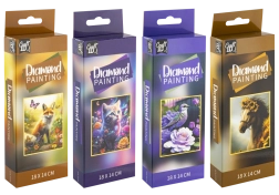 Diamant painting met dieren - 1 stuk