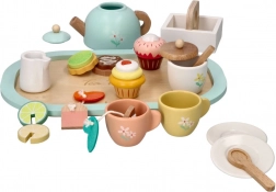 Pastelkleurige theeset Lelin